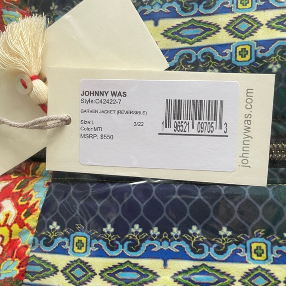 NWT JOHNNY WAS PUFFER JACKET SZ US L - Picture 14 of 15